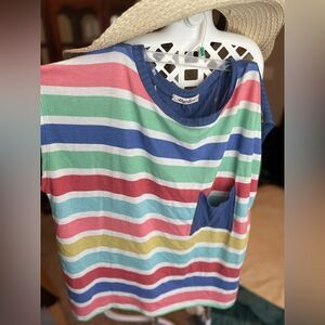 Haptics striped top size 1X new with tags!🛍️